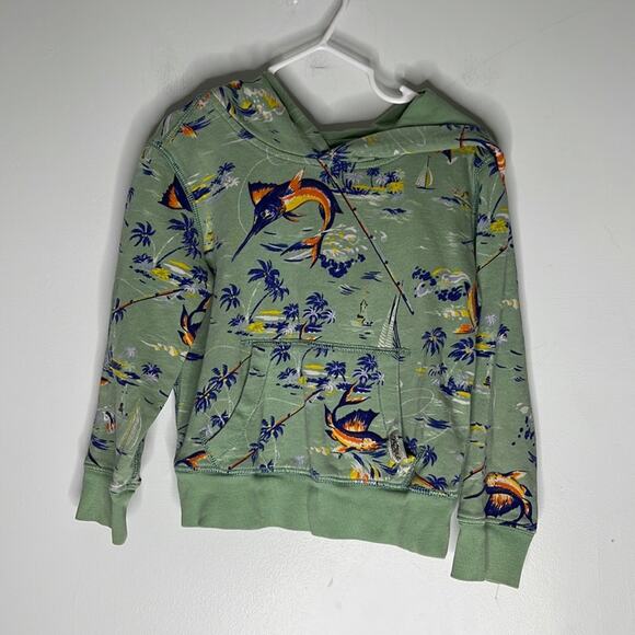RALPH LAUREN Polo Swordfish Tropical Green Multicolored Sweatshirt Size 3T - Picture 1 of 5